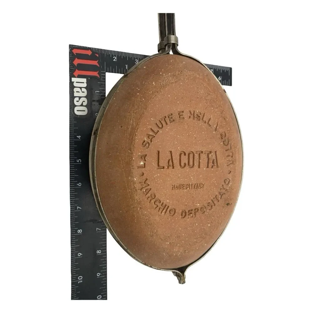 Vintage La Cotta Italian Terracotta Clay Cooking Pan –Made in Italy